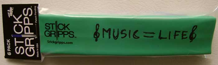 custom green stickgripps