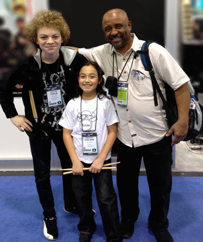 Cleve with Cole and Julian